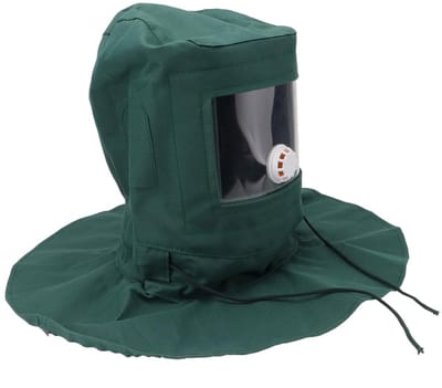 Volledige Gezichtsbescherming Sandstraal Kap, Beschermend Masker voor Schilderen en Schuren, Stofhelm voor Veiligheid en Comfort tijdens Werkzaamheden