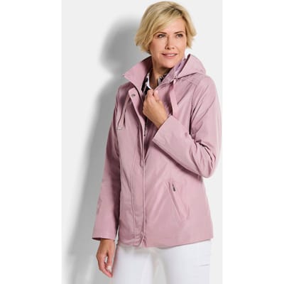 Jas met afneembare capuchon - rosé - Gr. 19 van Goldner Fashion