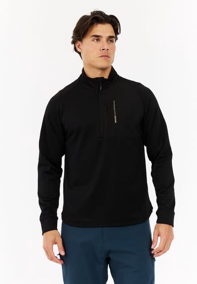 Protest Prtcatcher - Skipully Heren - Lange mouwen - 1/4 rits – True Black
