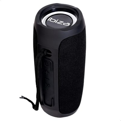 Draagbare Bluetooth Luidspreker - Muziekbox - Muziek Streamen - Met LED Lichtringen - 30 Watt - Zwart