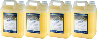 Shampoo Kamille - 5 Liter - set van 4 stuks - Navulling - Voordeelverpakking - Haarverzorging