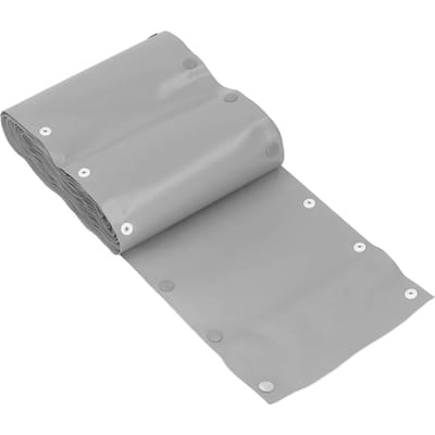 Kabelbeschermer Flexibele Draad Kabel Beschermhoes met Knop voor USB-kabel Stroomkabel 15M gray