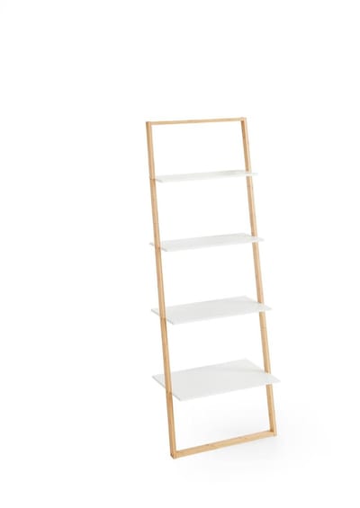 Karin wandkast 4 planken wit.