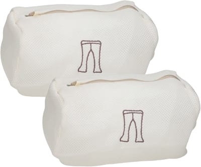 Gerimport waszakken Iris - 2x - 30 x 20 cm - voor delicaat wasgoed - lingerie/bh waszak