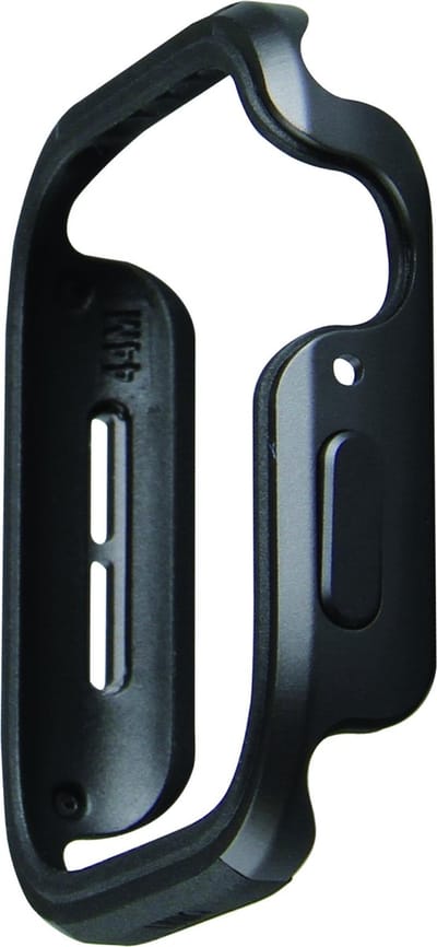 UNIQ - Valencia - Hoesje / Case geschikt voor Apple Watch SE/6/5/4 - 40 MM - Metallic Zwart