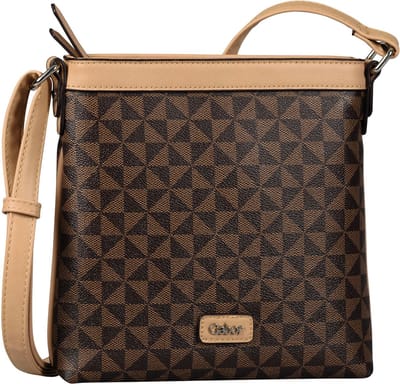 Gabor Schoudertas Barina Cross Bag Mixed Brown Bruine Veelkleurig