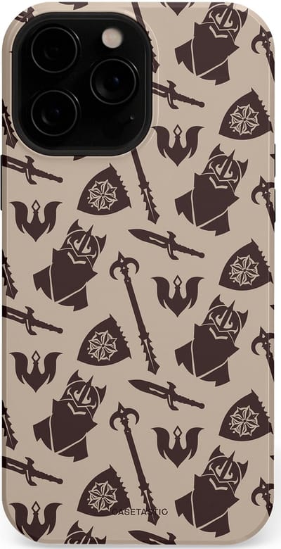 Casetastic Hoesje Geschikt voor Apple iPhone 13 Pro Max Magsafe - Stijlvolle Beschermende Duo-layer Case - Eeuwige paladin