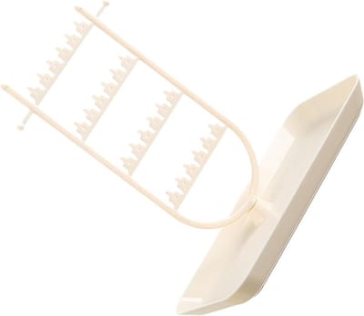 Sieradenhouder - Opberger Standaard - Sieraden Presenteren - Multifunctioneel Ontwerp - 20x18x10cm - Beige