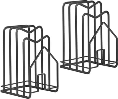 Unyqoos ® Multifunctionele Keukenhouder voor Snijplanken en Dekselopslag in Stijlvol Zwart Design