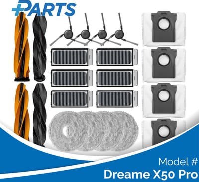 Dreame X50 Pro Onderhoudsset (Plus.Parts® alternatief voor RAK59)