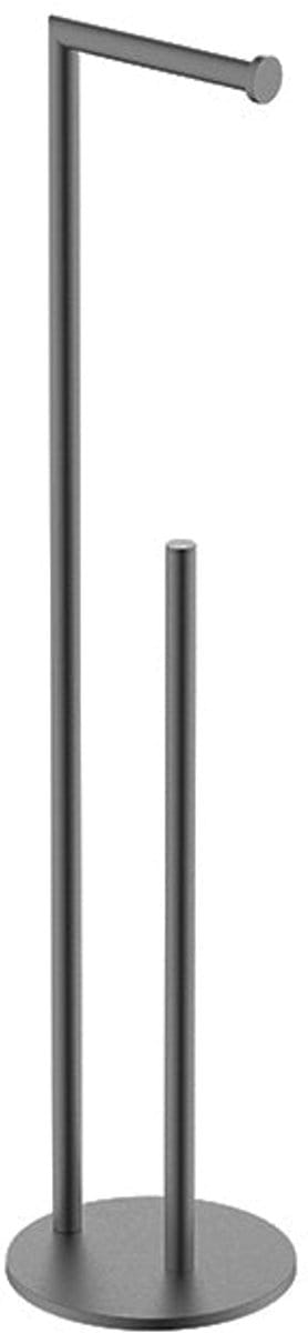 Wiesbaden Alonzo Toiletrolhouder Vrijstaand met Reserverolhouder - Gunmetal PVD