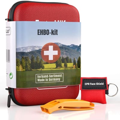 SAVI® Ehbo Reisset - Reisset - EHBO - Rood - 18cm x 12cm x 7cm