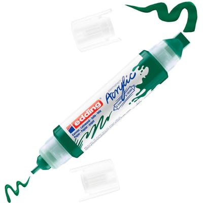 Edding 5400 3D double liner - Acrylmarker - Mosgroen (904)