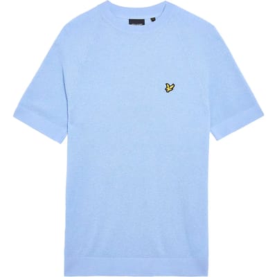 Lyle & Scott Linnen Blend Knitted T-shirt Heren - Maat M