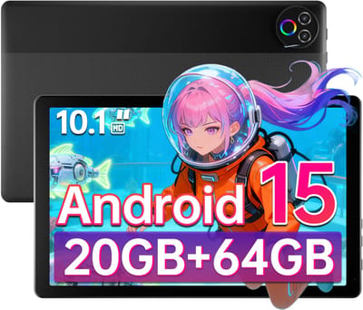 Hotlight KB1001 - Android 15 - 10.1 inch- 5000mAh - 20(3+17)GB RAM - 64GB ROM - Bluetooth 5.4 - WIFI 6 - Zwart