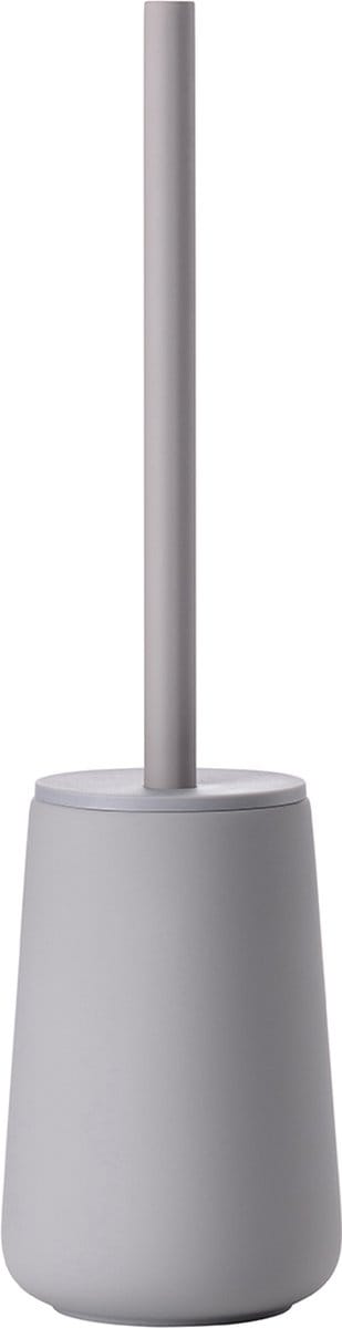 Zone Denmark Nova One Toiletborstel met Houder - WC Borstel Vrijstaand - Toilet & Badkamer Accessoires - Steen - 37 x 10,3 cm - Gull Grey (grijs)
