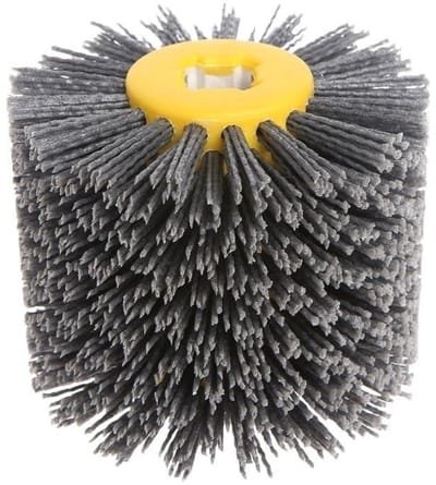 Nylon Schuurborstel - Polijstkop Buffer - Ontbramen Hout - Duurzame Borstelharen - 120 x 100 mm - Nylon