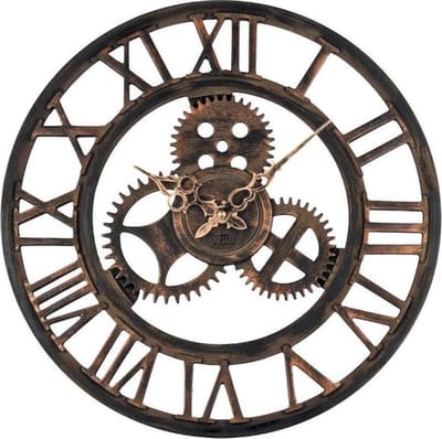 Lowell - 21458 - wandklok - Quartz - Analoog