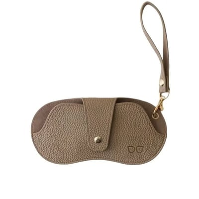 Hoesje Bril - Leesbril - Zonnebril - Hoesje - Tas - Handtas - Hangen - Bruin