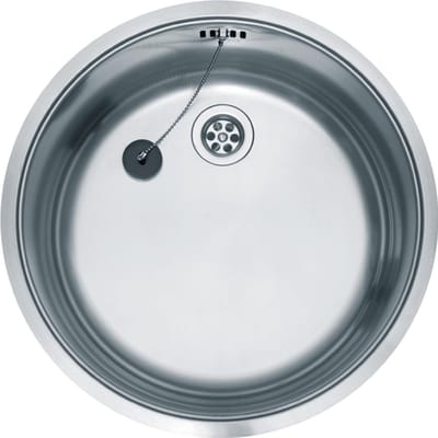 Franke - Rondo ROX 210 - Met 1,5' afvoerplug - spoelbak RVS - Vlakingbouw & Vlakopbouw - 127.0032.924