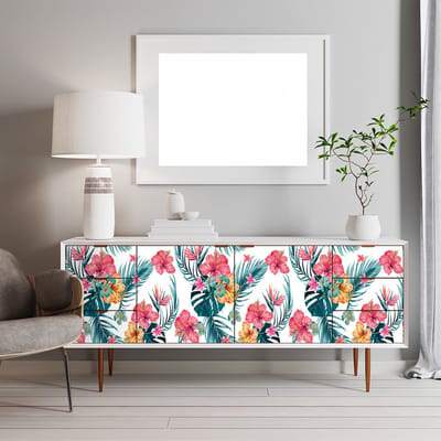 Tahaa sticker met tropisch design voor meubels, 40 x 60 cm