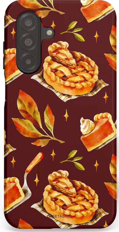 Casetastic Hoesje Geschikt voor Samsung A26 - Stijlvolle Beschermende Duo-layer Case - Karamel Appel Ontwerp