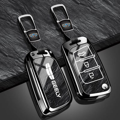 Zinklegering Autosleutel Set Geschikt Voor Geely Emgrand Ec7 Ec8 Gc6 Ec715 Ec718 Emgrand 7 Eu7 Ec7-Rv Ec718-Rv    Sleutelset black