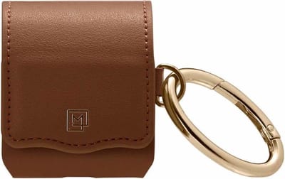 Spigen La Manon Étui AirPods 1/2 Cuir PU marron/brown 074CS26378
