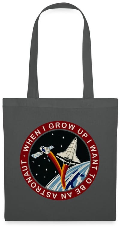 NASA When I grow Up I Want to Be An Astronaut Tas Van Stof Schoudertas
