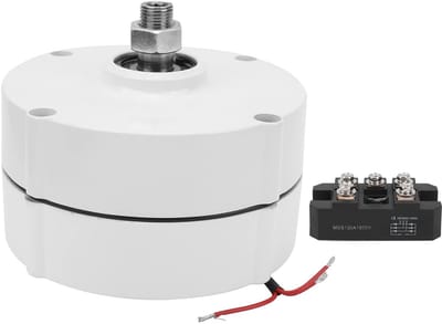 aladdien - Permanente Magneet Generator - 400W - Duurzaam en betrouwbaar - Met gelijkrichter 12V - Driefasige AC - Ideaal voor commerciële toepassinge