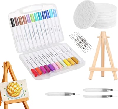 Magische Schuimverfset - 3D Tekenset Knutselspullen - Creatief Educatief Spel - Unieke Textuur Effecten - 17x10x5cm - Veelkleurig