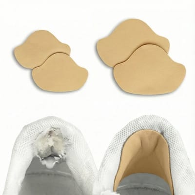 Hypedpair Hak Reparatie Schoen Vervanging - Beige - Set van 4 - Hielzooltje - Inlegzool - Hielzool - Hakbeschermers - Anti-Slijtage Na Hak - Voetverzorging |
