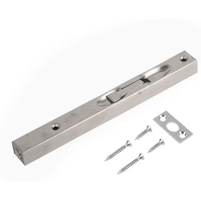 Huispoort Deur Beveiligingswacht 304 Roestvrij Staal Inbouw Grendelbout Schuifslot 8 inch