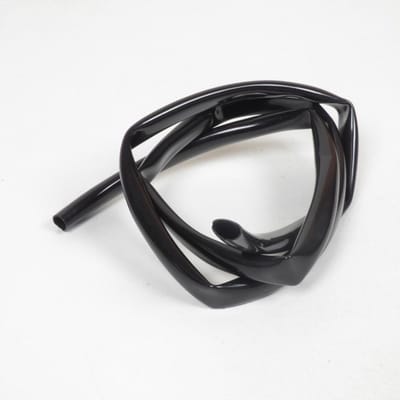 1m zwarte mantel voor 10,5x12mm elektrische kabelboom voor motor scooter brommer