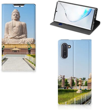 Standcase Hoesje voor Samsung Galaxy Note 10 Book Cover Boeddha