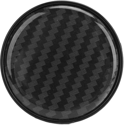 Dailygoods- Naafdoppen 54mm Buitendiameter - Wielnaaf Doppen - Velgafdekkingen - Universele Doppen - Koolstofvezel Stijl - Set van 4 - Wielnaafdoppen