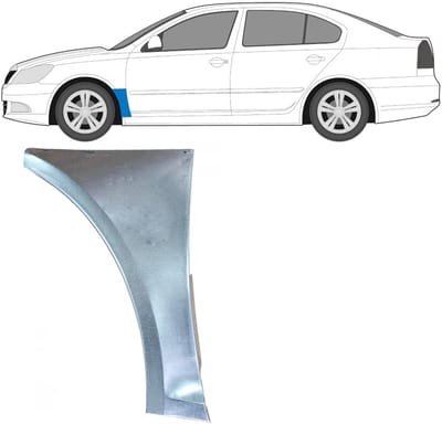 Reparatiepaneel voorspatbord voor Skoda Octavia II 2004-2013 / Links