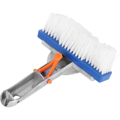Brosse de piscine 5,5 pouces Portable Nylon Brosse de nettoyage pour mur et fond de piscine Accessoire