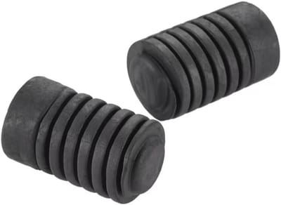 Motorkap Stootkussens - Beschermers - Schokabsorptie - Hittebestendig - 2 stuks - Zwart