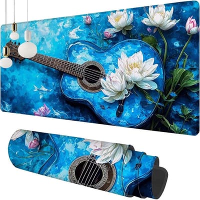 Grote muismat - XXL onderlegger - Gaming en kantoor - Antislip onderkant - 100x50 cm - Zwart