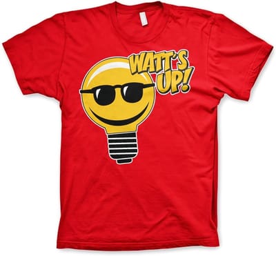 Hybris Watt's Up! T-shirt Rood