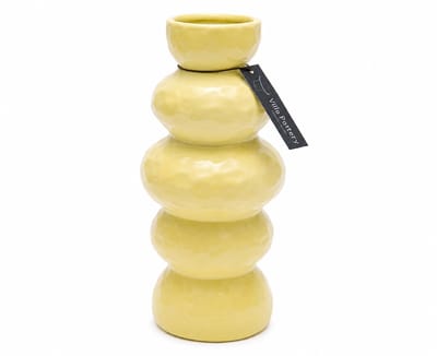 Vaas - Villa Pottery - Woondecoratie - Keramiek - Decoratie - Summer 5_2 Yellow