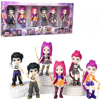 1/6 stuks Set Derpys Actiefiguur Speelgoed Tijger Rumi Mira Zoey Sussy Pop Fans Cadeau Kerst Collectie gray