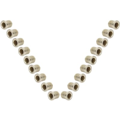 18 Pièces Embouts de Cordes Dorés en Laiton Remplacement Guitare Électrique Accessoires Instrument de Musique