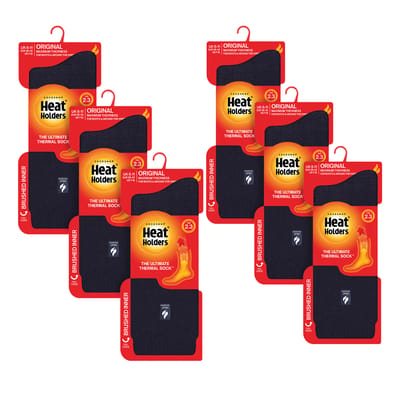 Heat Holders - 6 paar originele dikke thermo wintersokken voor heren