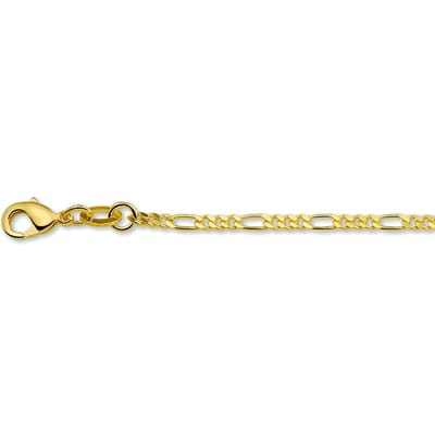 Doublé 10/000 Collier figaro 2 3101018 70 cm