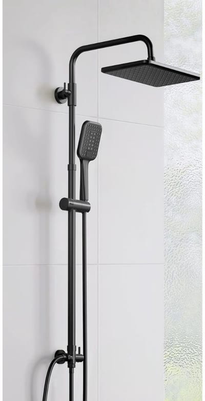 DailySupplies® Regendouche Zonder Kraan - Regendouchekop - Regendouches - Regendoucheset - Zwart