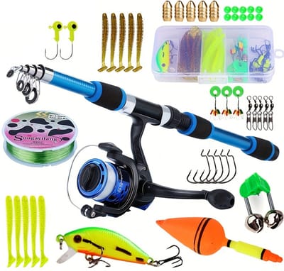Livano Visspullen - Viskoffer - Tacklebox - Kunstaas - Vis Accessoires - Hengelsport - Spullen - Roofvis - Karper - Snoek - Vishengel - Blauw