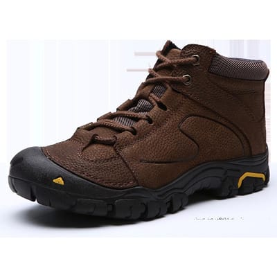 Herfst- en Winterschoenen Katoengevoerde Schoenen met Fluweel Heren Leer Antislip Waterdicht Winter Warm Heren Outdoor Sneeuwlaarzen 44 black