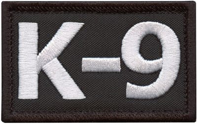 2AFTER1 K-9 Handler K9 Dogs of War SWAT Tactical Morale Army Gear Hook-and-Loop Patch